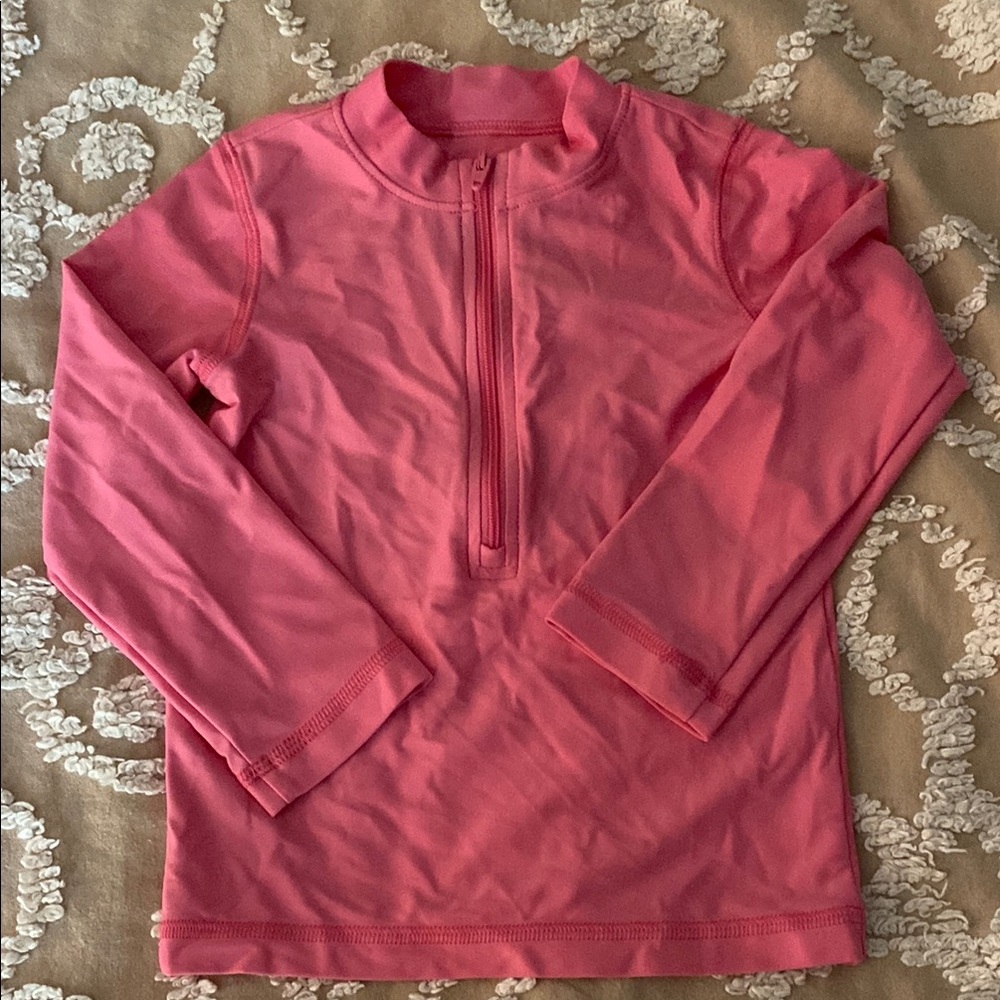 Primary Bubblegum Quarter-Zip Top